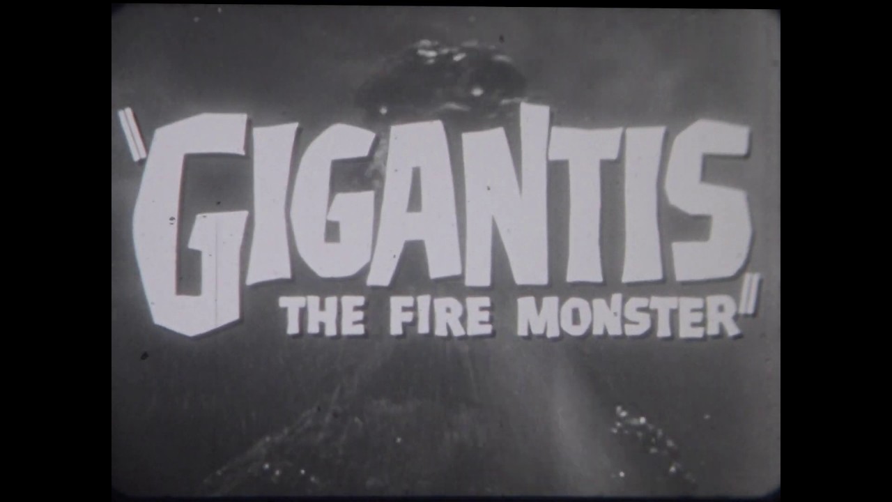 Кадр из трейлера «Gigantis, the Fire Monster»