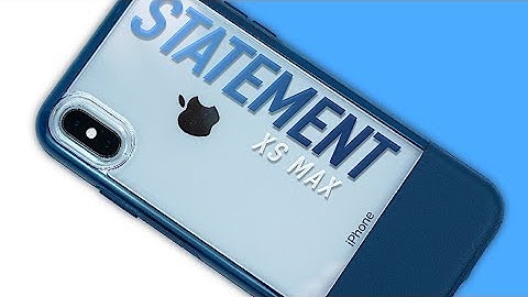 OtterBox STATEMENT Series Case Review | iPhone XS Max | Leather & Felt Accents