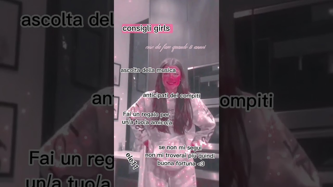 ditemi altri generi di consigli che volete♡|•@Char Fandom🔐：💐 —⌇ ⌗ You are perfect! •⌇ ele💕