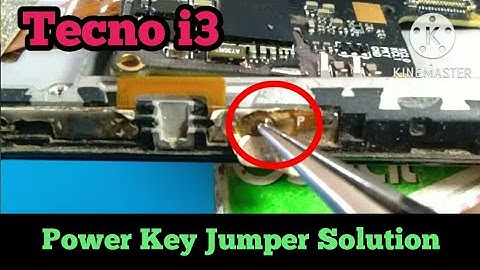 tecno i3 power key problem jumper ways || tecno i3 on off key jumper solution