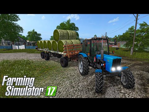 Видео: ПОМОГ БАБУШКЕ ЗАГОТОВИТЬ ТРАВЫ ДЛЯ КОРОВ! Farming Simulator 17