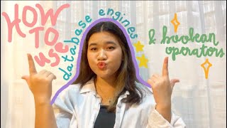 how to use database engines | aliana cez