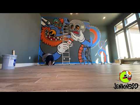 Private Office Skate Deck Mural