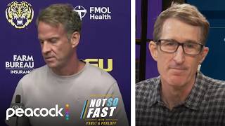 LSU's Lane Kiffin on mindset heading back to face Ole Miss | Not So Fast | NBC Sports