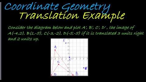 Coordinate Geometry Translation Example 1