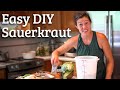 EASY From Scratch Saurkraut! 3 ingredients towards better health