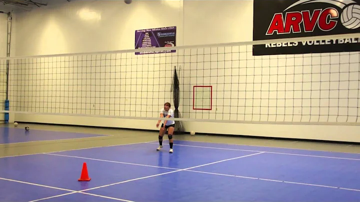 Alicia Serna Volleyball Training Video 2012