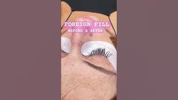Lash with me transforming this Foreign fill #lash #lashaddict #eyelashextension