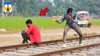 Train Horn Prank 2021 | The Best Of Train Horn Prank on Public (PART 6) | 4 Minute Fun