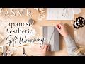 Japanese Aesthetic Gift Wrapping | ASMR