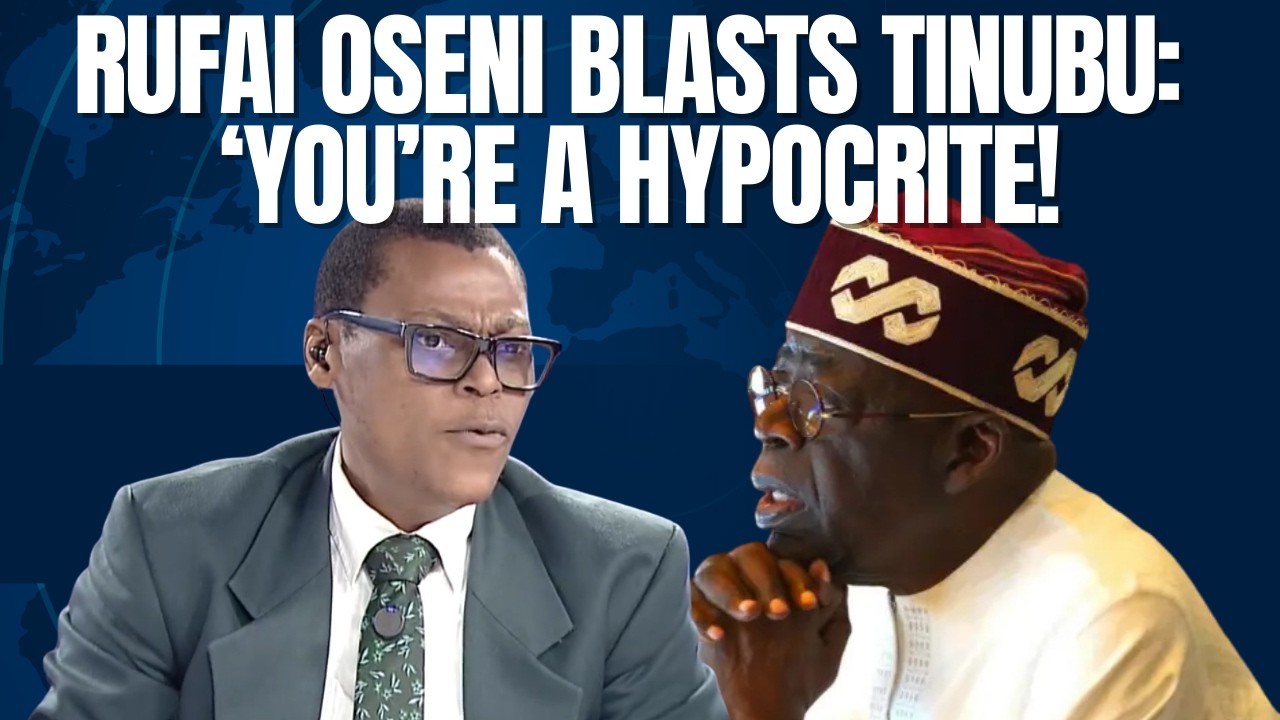 Руфаи Осени резко раскритиковал Тинубу: «Ты лицемер!» в прямом эфире национального телевидения #с...