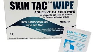 Skin Tac Wipes Review, Better Than Medical Tape