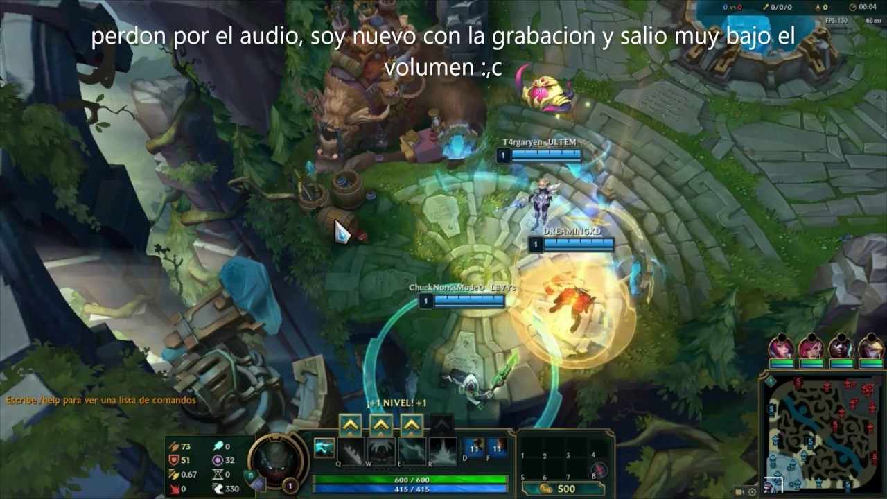 Presentacion, support loco y Shaco tilteado