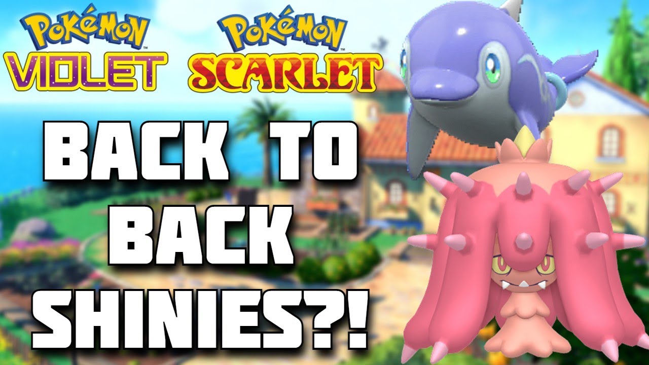 BACK TO BACK SHINY MAREANIE AND FINIZEN REACTION! Pokemon Scarlet and Violet Shiny Stream Highlight!