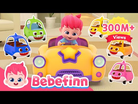 Run Away Baby Car!🚗 | EP38 | Baby Shark Doo Doo Doo | Bebefinn Songs for Kids | Nursery Rhymes