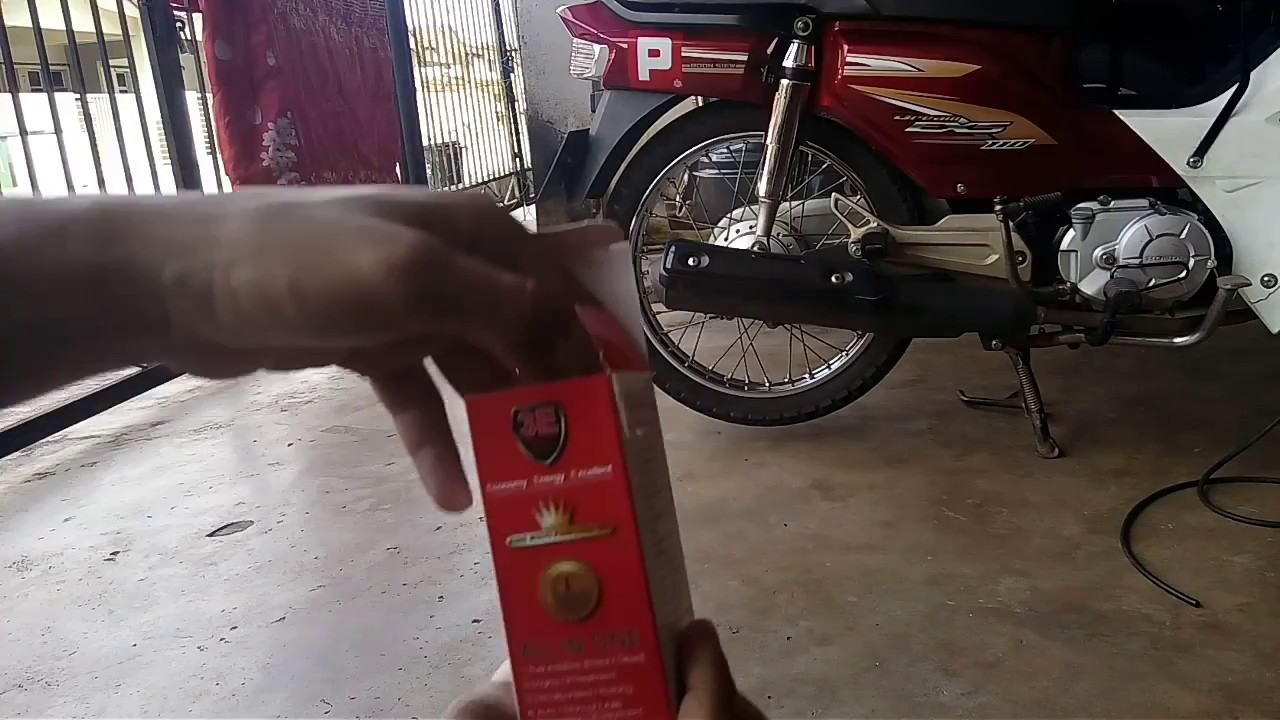 3E BOOSTER FUEL SAVER carbon flushing on Honda Ex5 110 YouTube