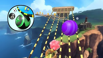 Racing Ball Rolling Adventure 3D Gameplay 💥 Naftrix Gaming Game 82 Android iOS