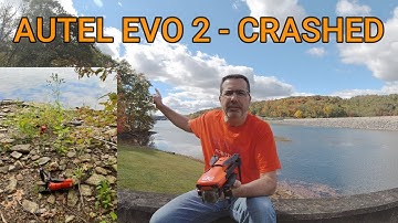 AUTEL EVO 2 PRO - CRASHED & BROKEN - CAUGHT ON CAMERA PLUS FLIGHT LOG