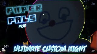Details PAPER PALS IN ULTIMATE CUSTOM NIGHT | FIVE NIGHTS AT FREDDYS PAPER PALS MOD | SECRET ANIMATRONIC Guide