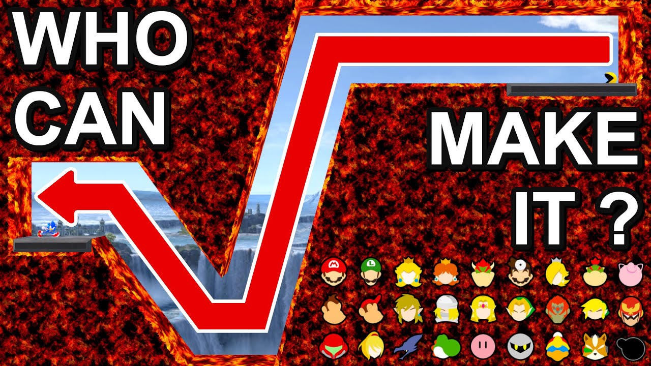 Who Can Make It? Lava Square Root Tunnel - Super Smash Bros. Ultimate