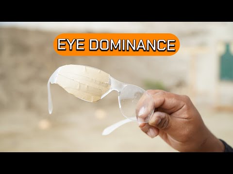 Eye Dominance, keep both eyes open!