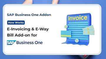 E-Invoicing Add-on for SAP Business One ERP – Be 100% Compliant, Effortlessly!