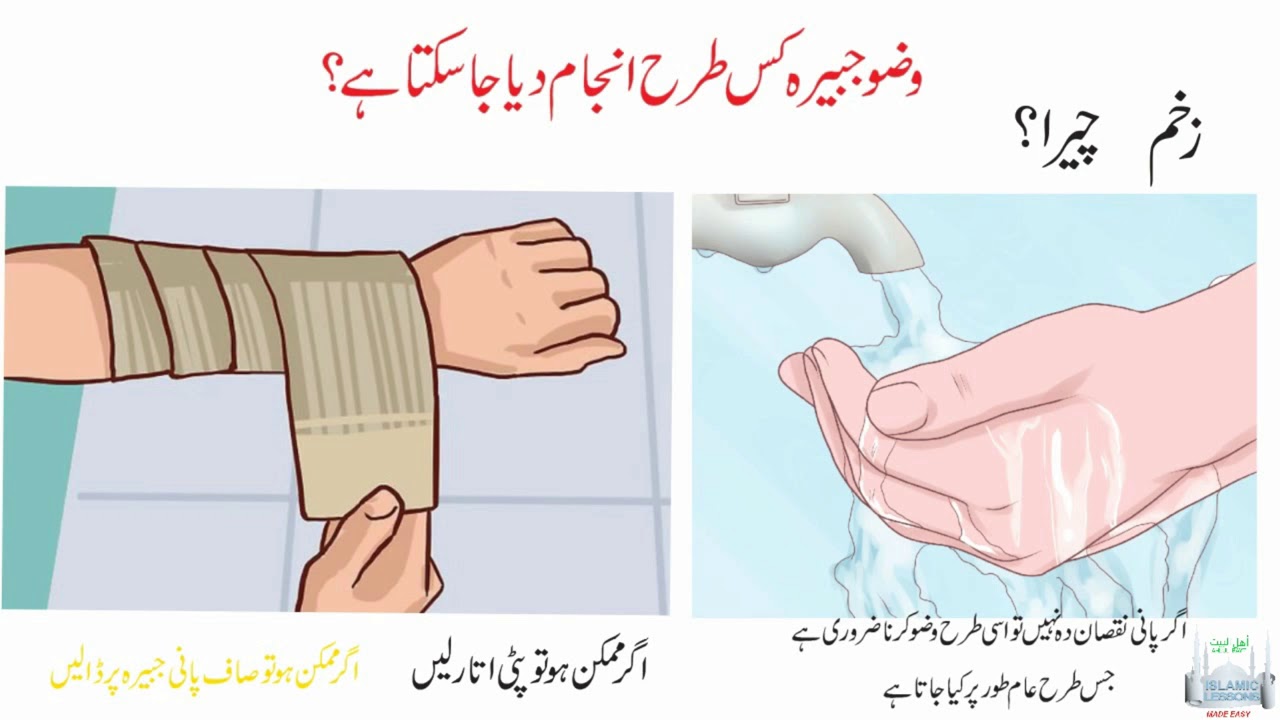 AHKAM, Jabira Wazu , Jabir Ghusl , Jabira Tayammum