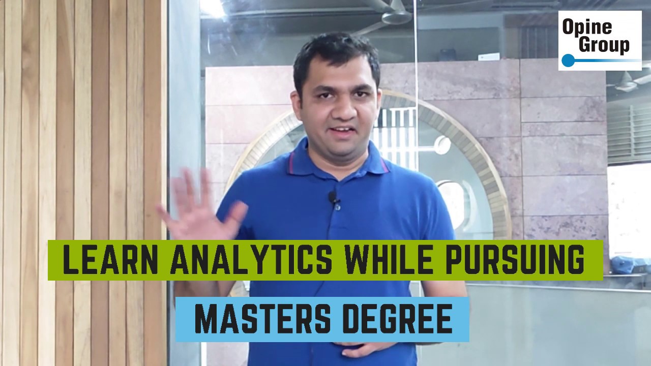 Learn Analytics while pursuing Masters Degree YouTube