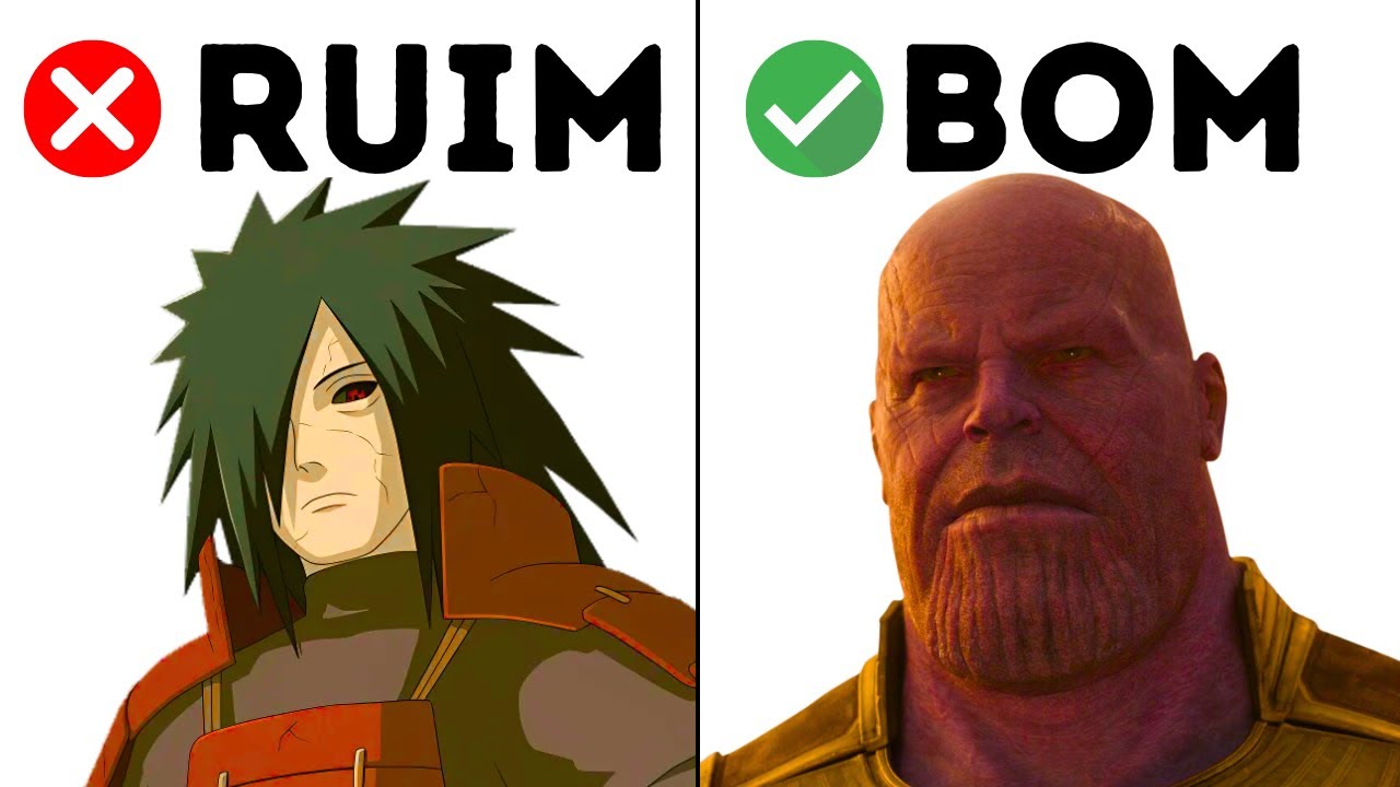 Madara é um vilão PATÉTICO (e eu vou provar usando o Thanos).