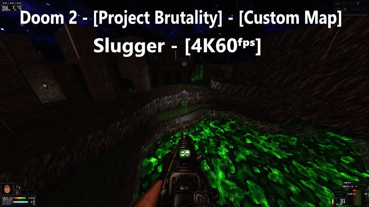 Project Brutality 3.0 - Doom 2 - Map: #363 - Slugger - [4K60ᶠᵖˢ] - YouTube