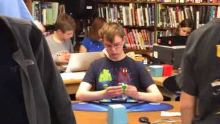 Guy PUNCHES OUT StackMat Display at Rubik's Cube Competition!