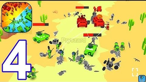 Epic Army Clash 2  Generals   Gameplay Walkthrough Part 4 Tutorial Army War Commander Android, iOS