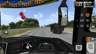 🔥 BUSSID Ngebut 100 KM/JAM di Jalan Tol! 🚌💨 | POV Sopir Bus Simulator Indonesia