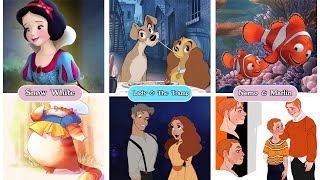 Comparison : Disney Characters Turned Into Humans And Humans Into Animals (Part 3)