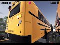 Short drive to a school for a PM route.
