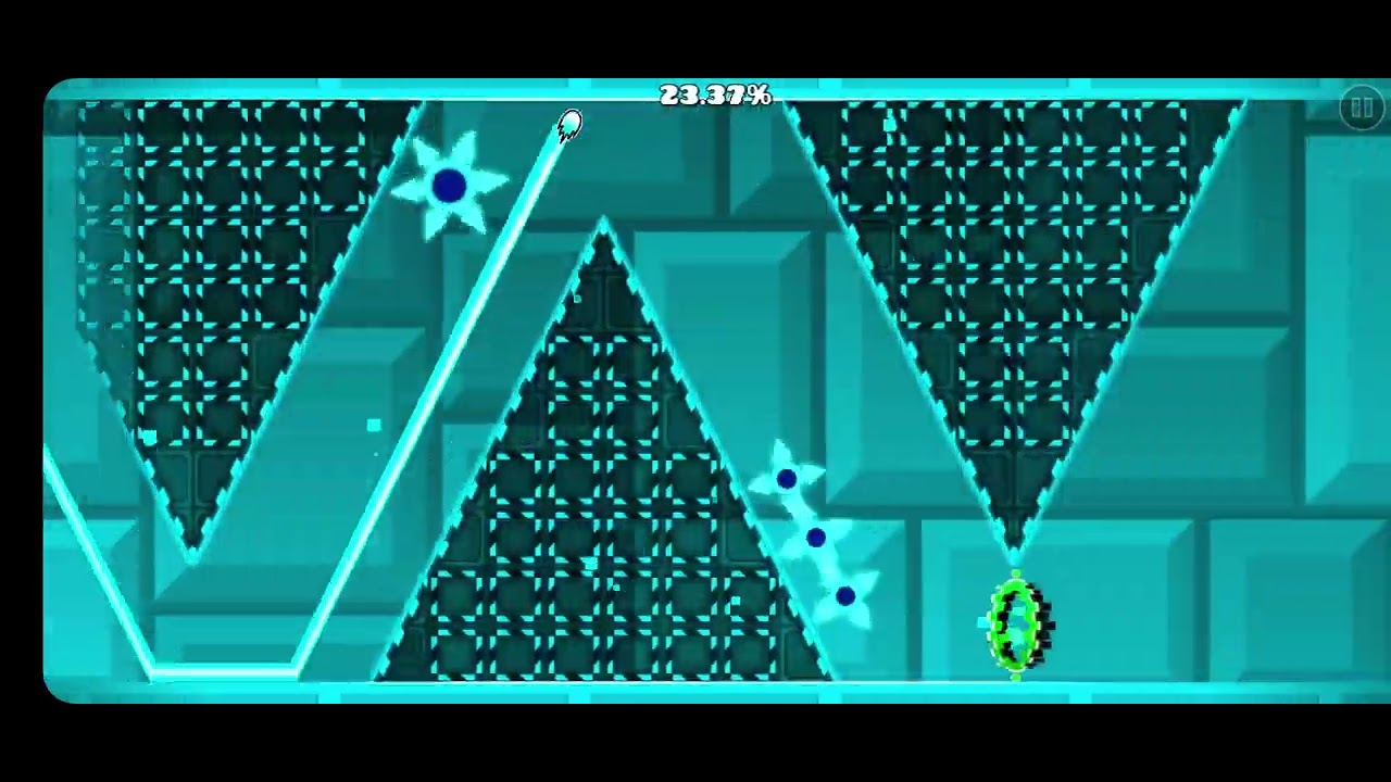 current progress on my lvl #geometrydash #gd - YouTube