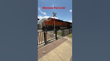 We caught a #Montana Rail Link today! Following a #BNSF #railway #railroad #railfan #train