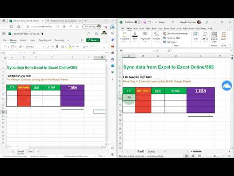 Sync data from Excel to Excel Online (Excel365) by Add-in A-Tools