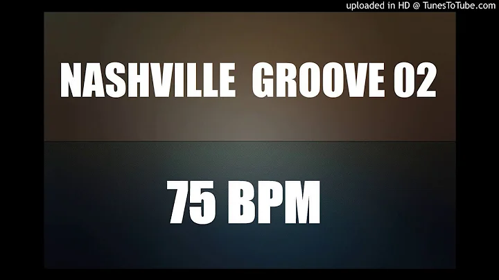 Nashville Groove 75 BPM - Drum Backing Track - Country 02