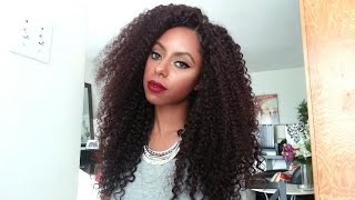 My Grace hair Brazilian kinky curly wig review || Aliexpress