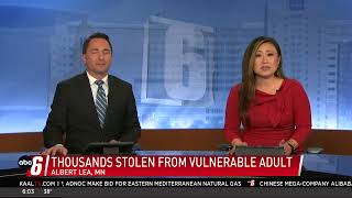 Thousands stolen from vulnerable adult in Albert Lea