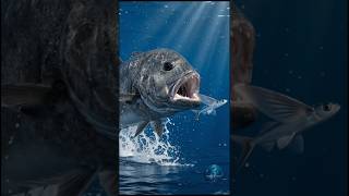 🐟 Giant Predator Fish Explodes Out of the Ocean! 😱🌊#Ocean #Wildlife #PredatorFish #DeepSea #shorts
