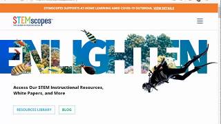How to login to StemScopes-Gross Science 5