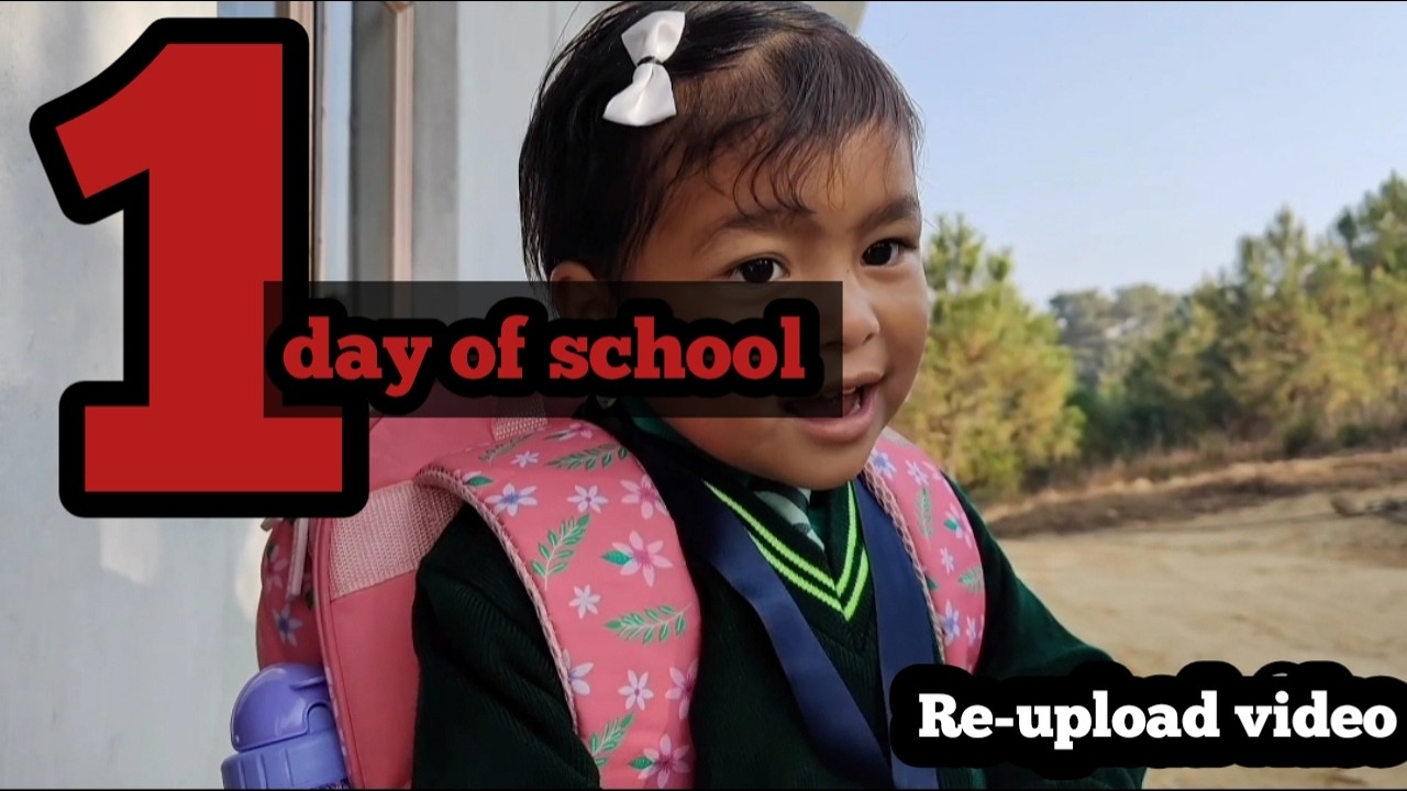 1 day of school|Sorry for re-upload..for some reason