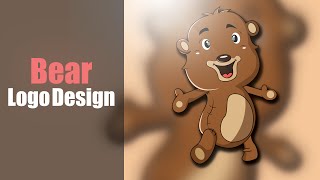 Illustrator & Photoshop Speed Art - Bear Illustration - (HD)