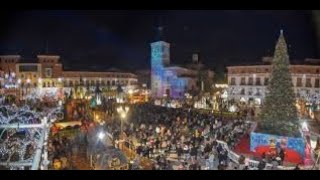 МАДРИД, TORREJÓN DE ARDOZ, ИСПАНИЯ. ВОЛШЕБНОЕ СВЕТОВОЕ ШОУ. NAVIDADES MÁGICAS EN TORREJON DE ARDOZ.