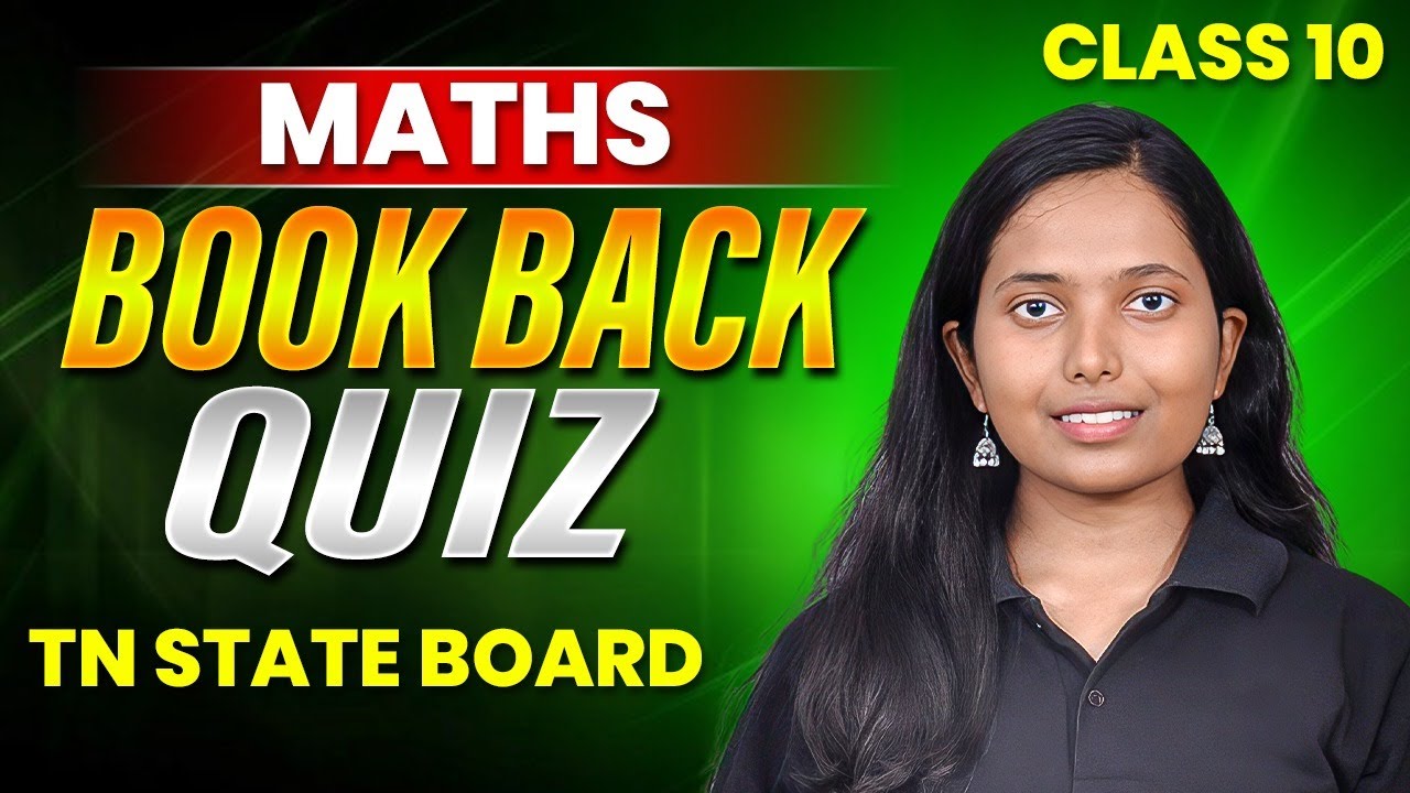 👉 Class 10 Maths Book Back Quiz | TN State Board | Exam Ready 🔥