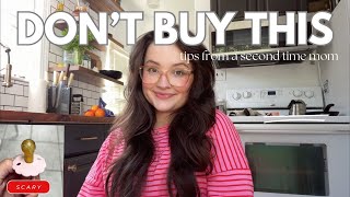 Everything I’m NOT BUYING for baby #2 / underconsumption ~ minimalism