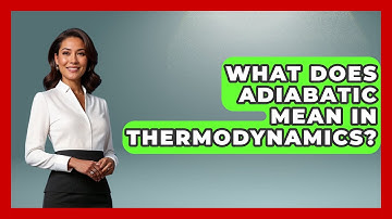 What Does Adiabatic Mean In Thermodynamics? - Physics Frontier