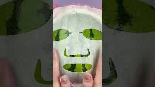 Satisfying Skincare On Watermelon ASMR #shorts